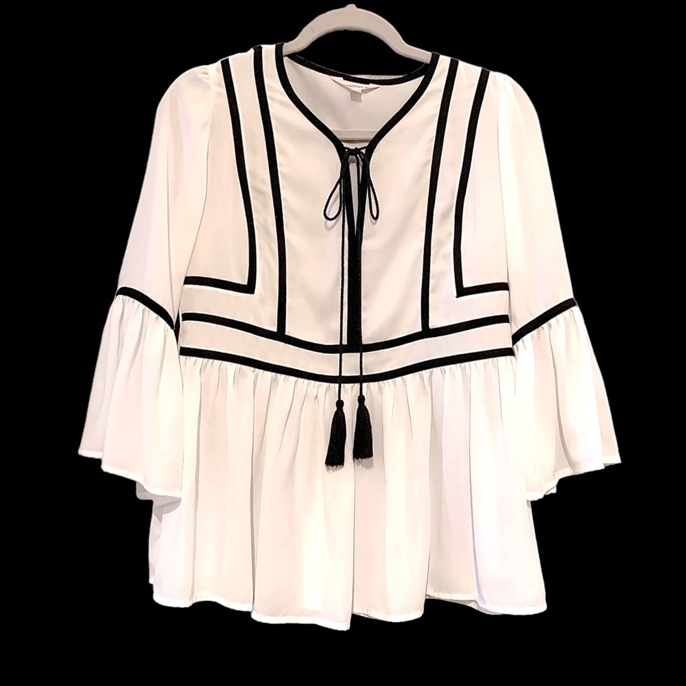 Nanette Lepore babydoll style blouse